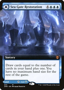 Sea Gate Restoration // Sea Gate, Reborn Zendikar Rising Bordless